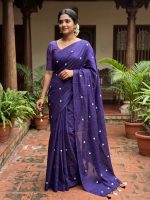 Bengal Khadi Embroidery Cotton Saree Collection - Image 4