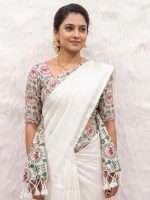Khadi Plain Kalamkari Blouse - Image 2