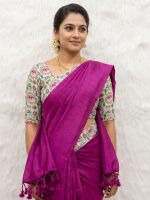 Khadi Plain Kalamkari Blouse - Image 3