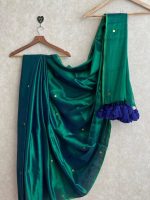 Mayil  Genin Work saree - Image 2