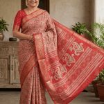 Moss Mehlo Double Shade Saree