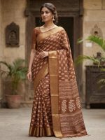 Moss Mehlo Saree - Image 6