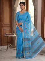 Piping Sindoor Digital Saree - Image 3