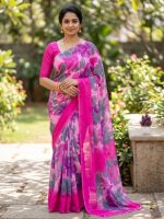 Poonam Sarees With Vibrant Pattern - Image 2