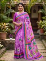 Poonam Sarees With Vibrant Pattern - Image 3