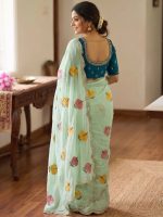 Preminum Space Silk Saree - Image 9