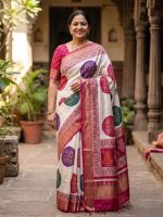 Riva Dola Rico Jari Saree - Image 2
