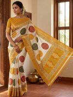 Riva Dola Rico Jari Saree - Image 5