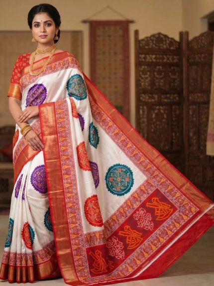 Riva Dola Rico Jari Saree