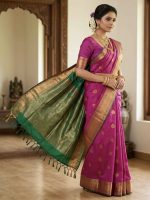 Subatra Semi jalkot Silk Saree Collection - Image 5