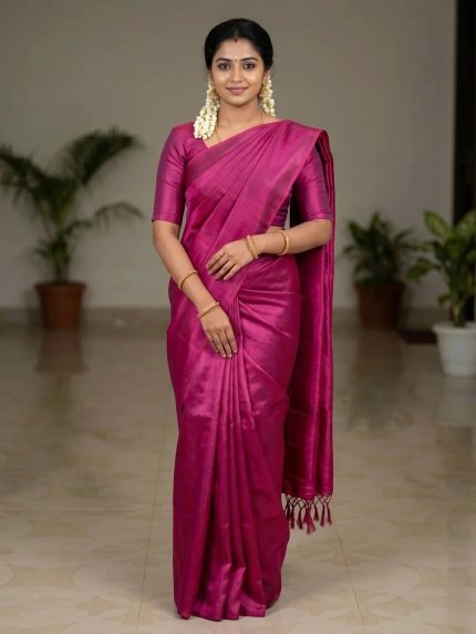 Tissues Plain Saree