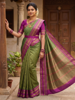 Emerald Mayuri Silk Saree - Image 5
