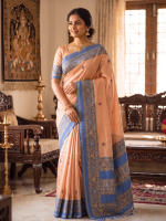 Panchvati Silk Calcutta Tussar Saree - Image 5