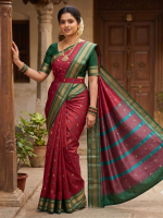 Emerald Mayuri Silk Saree - Image 4