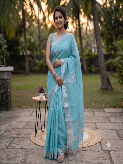 Princess Embroidery Saree