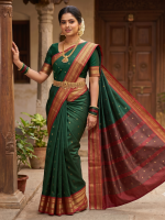 Emerald Mayuri Silk Saree - Image 2